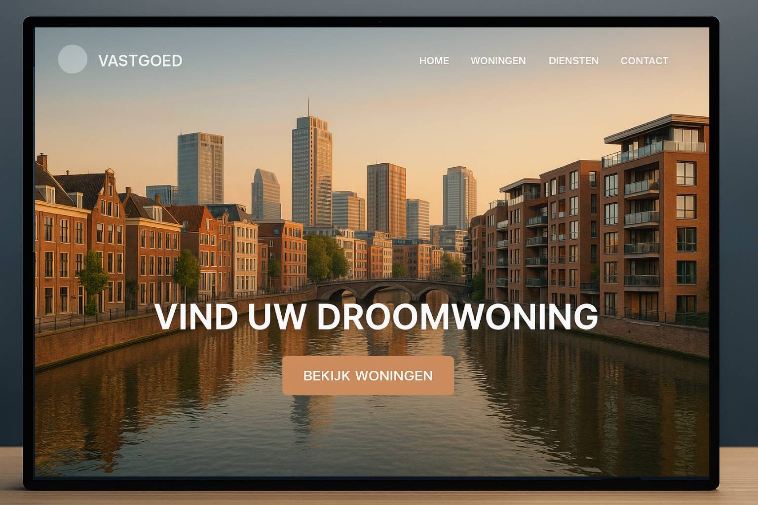 Webdesign voor vastgoed - makelaar website met woningaanbod